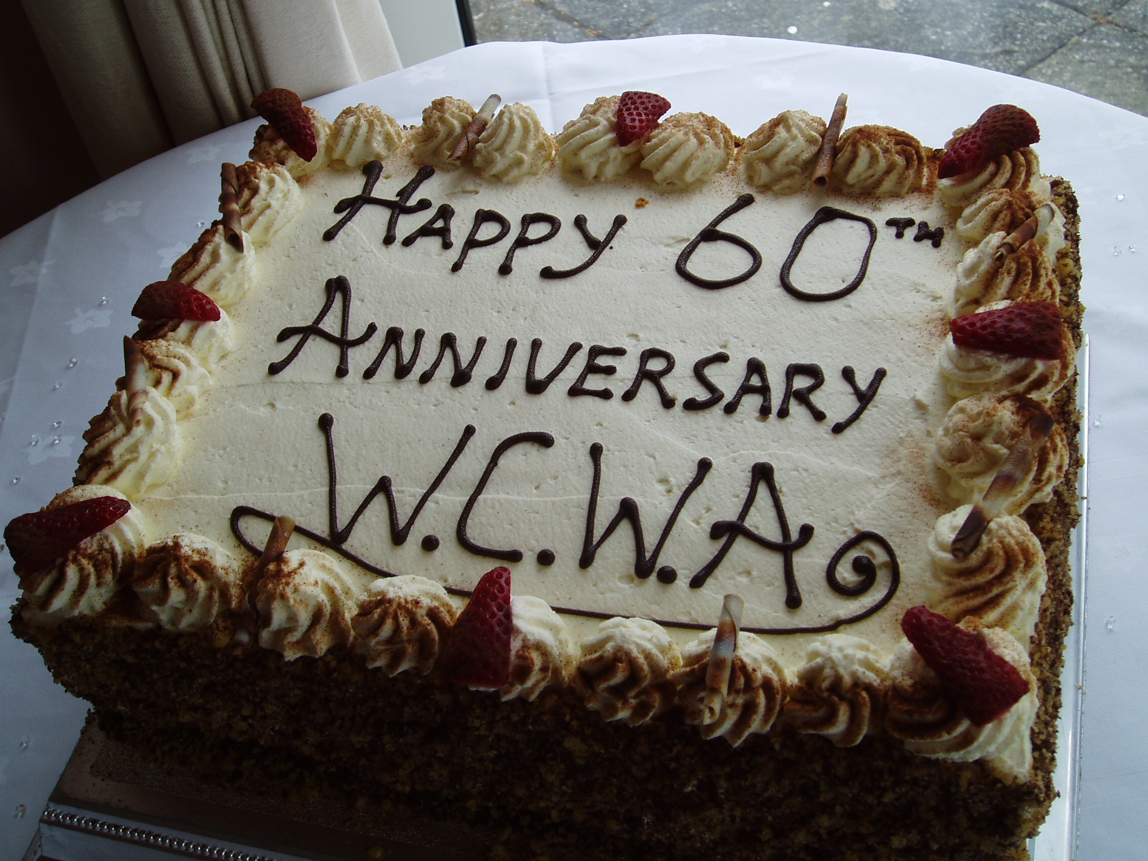 West Country Writers' Association 60th Anniversary Cake