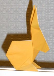 NaNoWriMo Origami Bunny