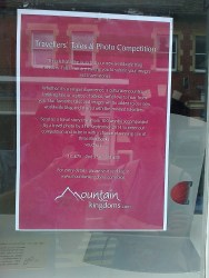 Mountain Kingdoms Travel Writing Competition