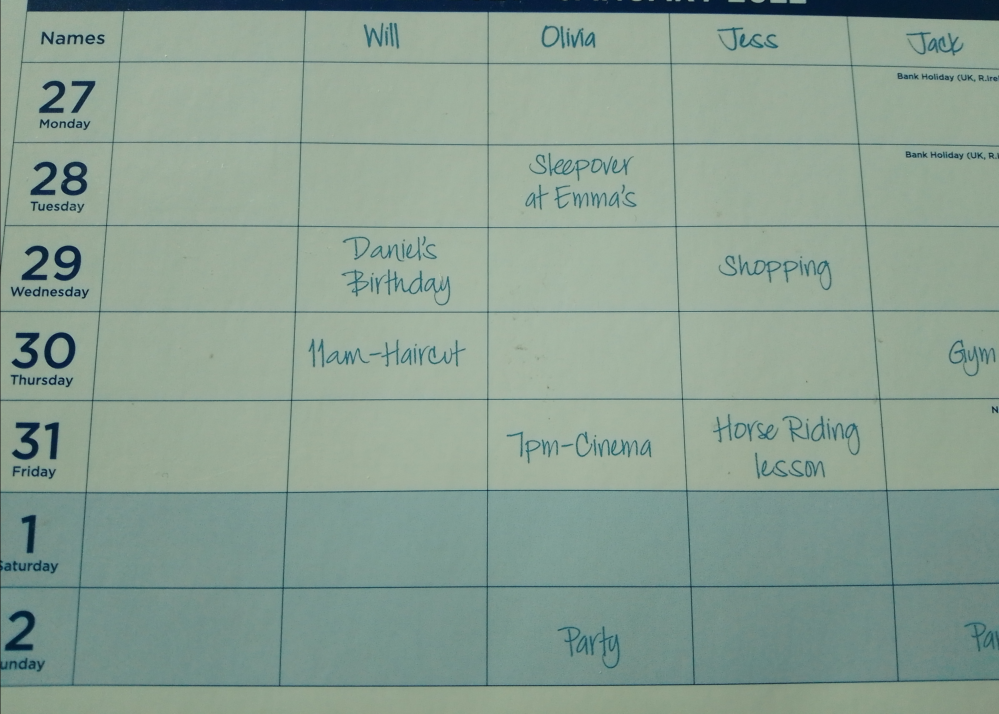 In Praise of Electronic Calendars